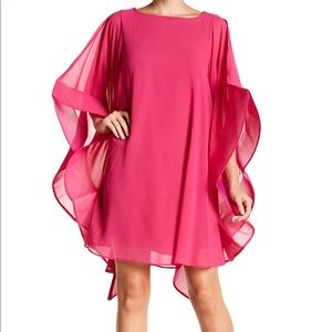Beautiful Garcia Tunic Dress in Fuchsia. Incredible draped sleeves. Worn once.